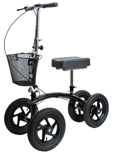 Picture shows an all terrain knee scooter