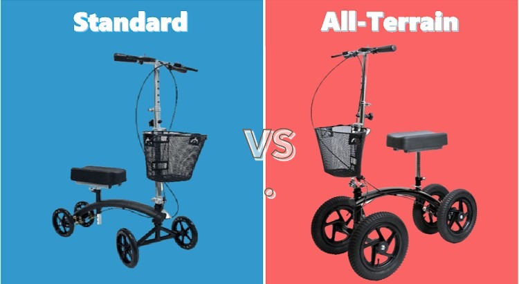 All-Terrain Knee Scooters vs Standard Knee Scooters.