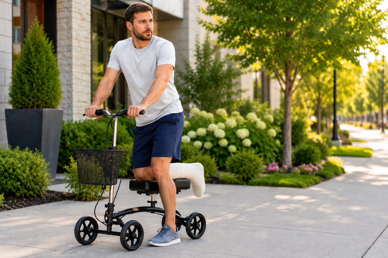 Can a Scooter be Used for a Broken Foot?