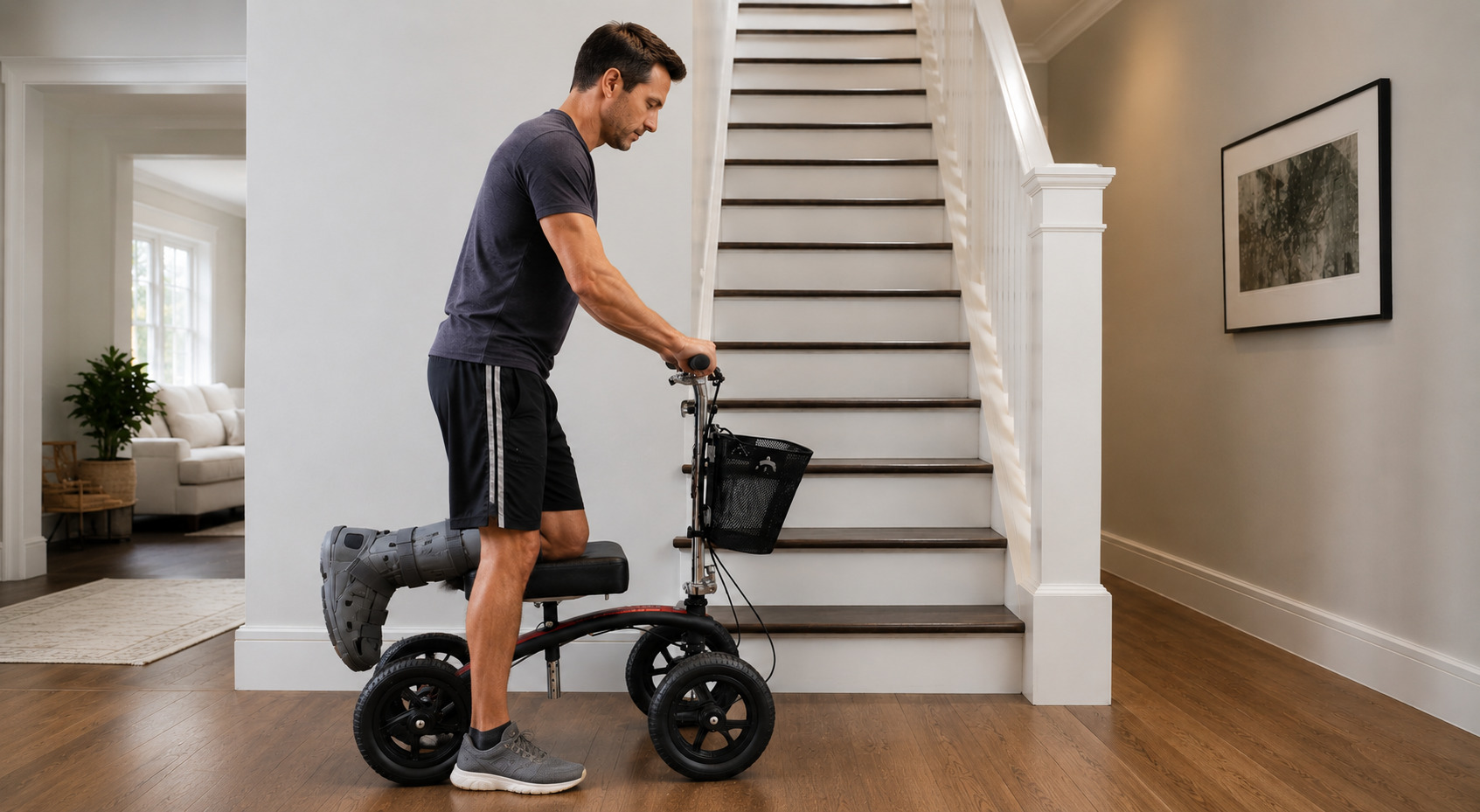 How To Use A Knee Scooter On Stairs?