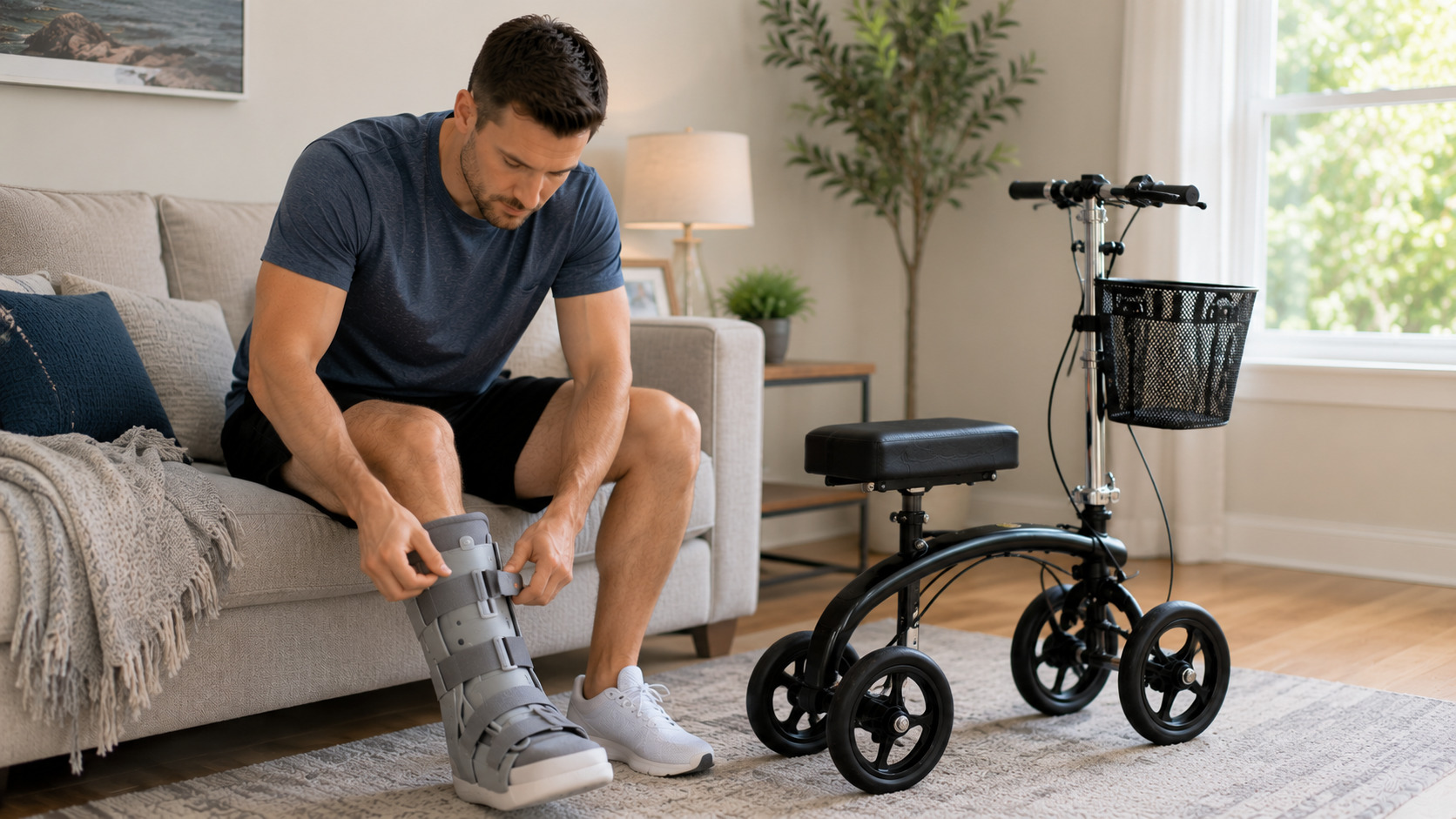 How To Use A Knee Scooter With A Boot