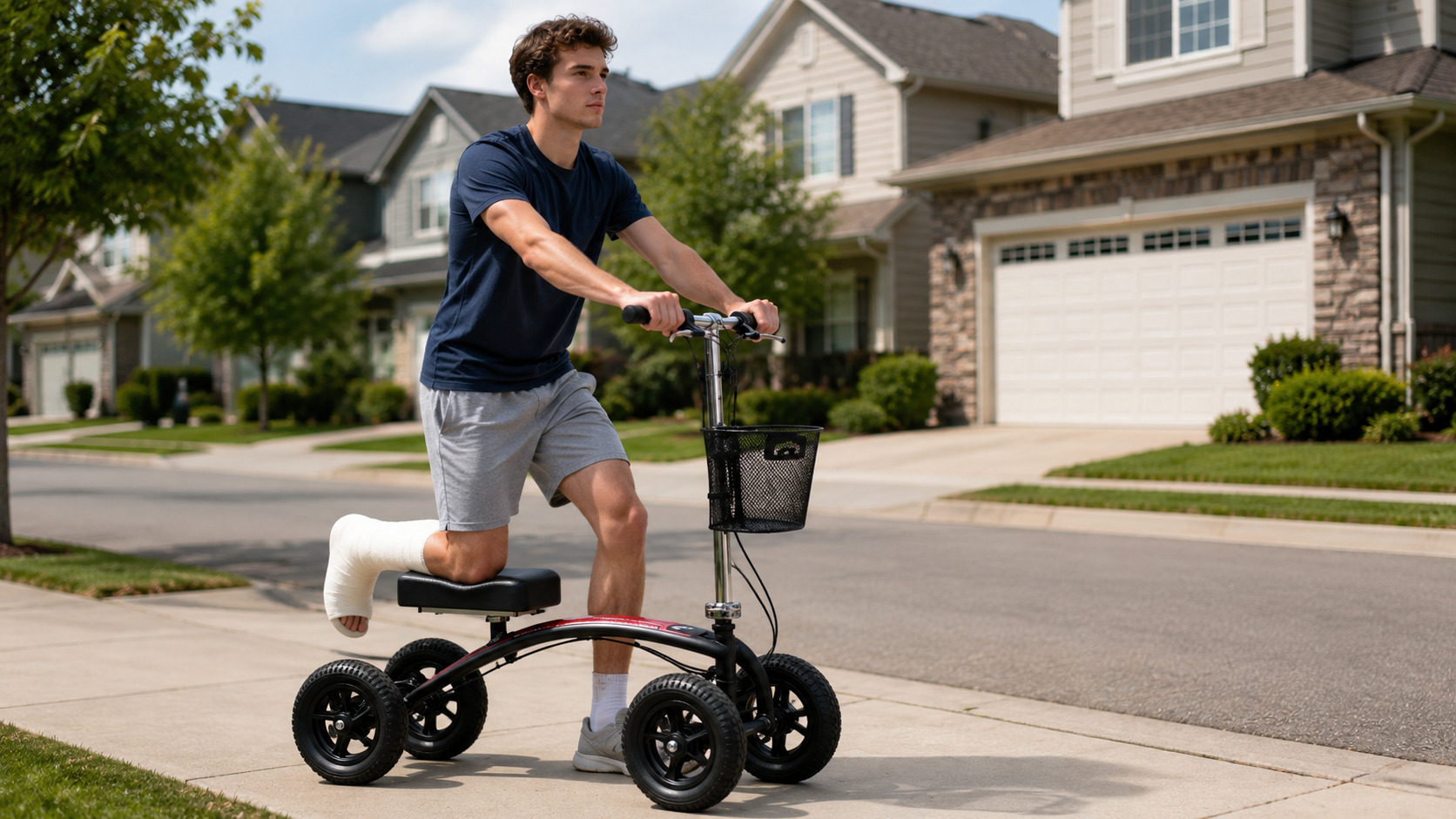 How To Use A Knee Scooter With A Cast